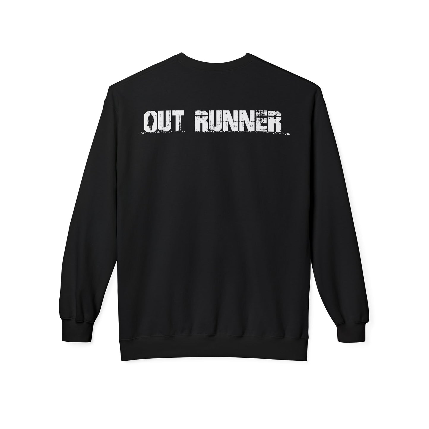 Official Out Runner Logo - Unisex Fleece Crewneck Sweatshirt