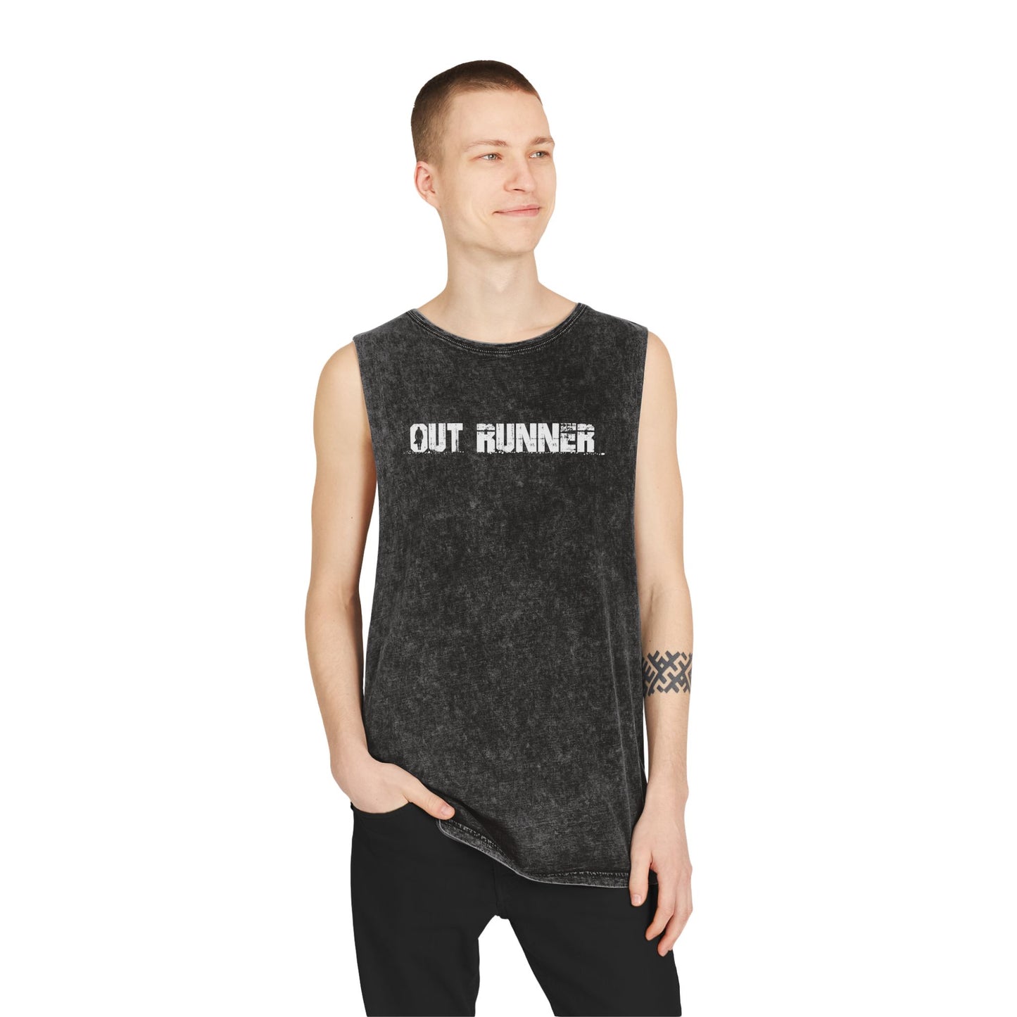 Official Logo Unisex Stonewash Tank Top