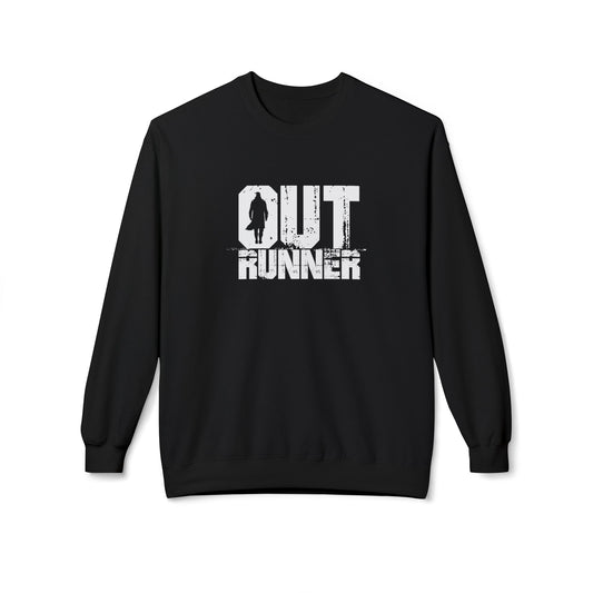 Official Out Runner Logo - Unisex Fleece Crewneck Sweatshirt
